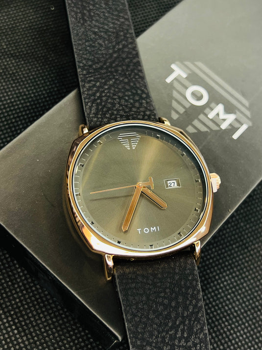 Tomi T-044 Black Gold Watch