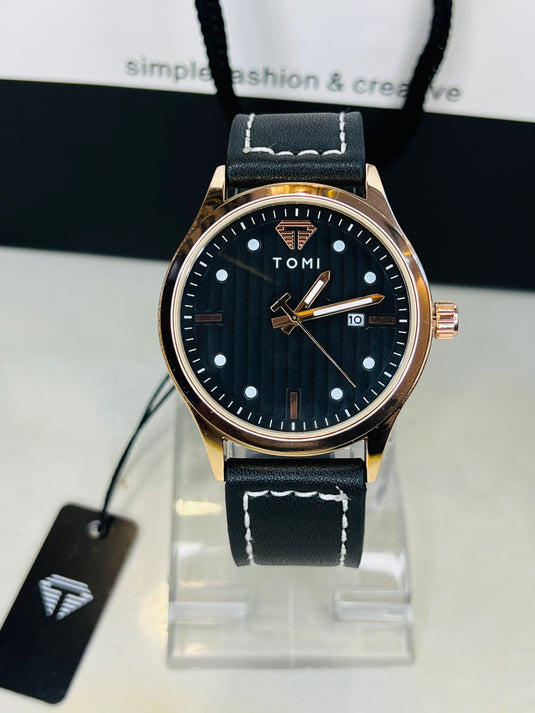 Tomi T-092 Black Gold Watch